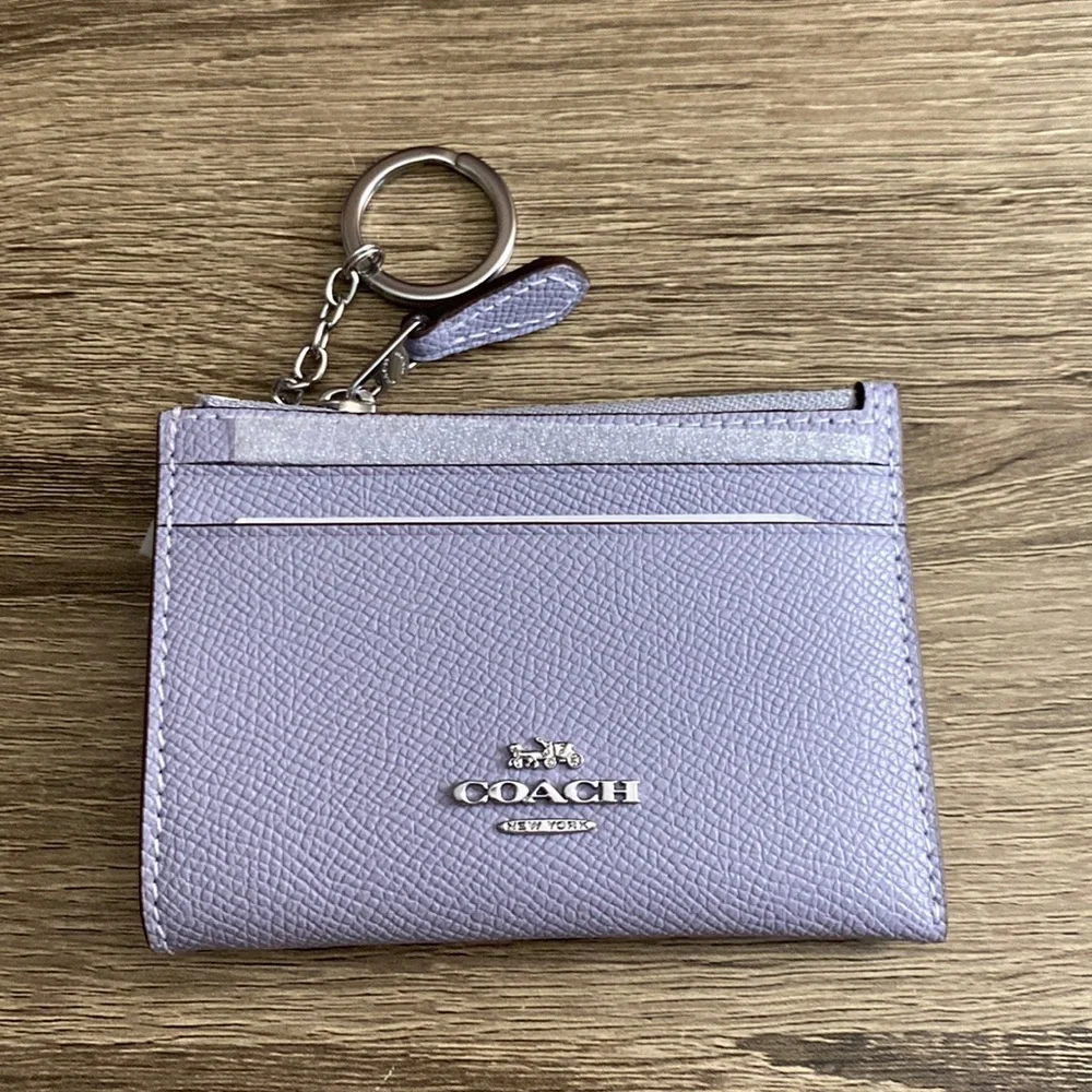 Coach Skinny ID Case Mist Grey NWTs